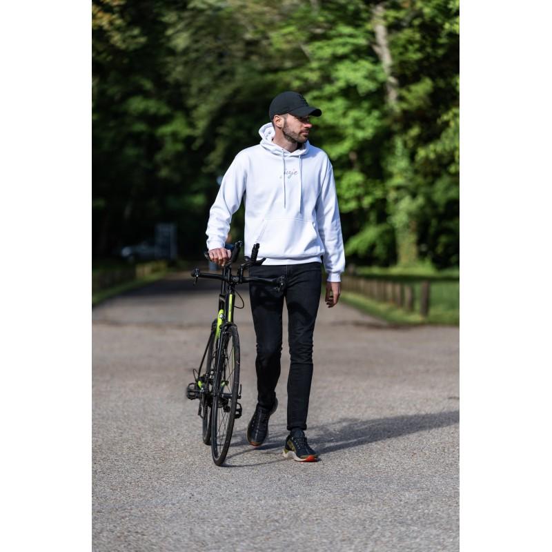 Hoodies JUJE Prototype Logo bleu-rose