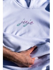 Hoodies JUJE Prototype Logo bleu-rose