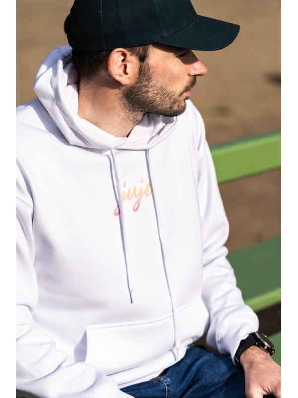 Hoodies JUJE Prototype Logo bleu-rose Hoodies JUJE Prototype Logo bleu-rose