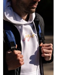 Hoodies JUJE Prototype Logo bleu-rose