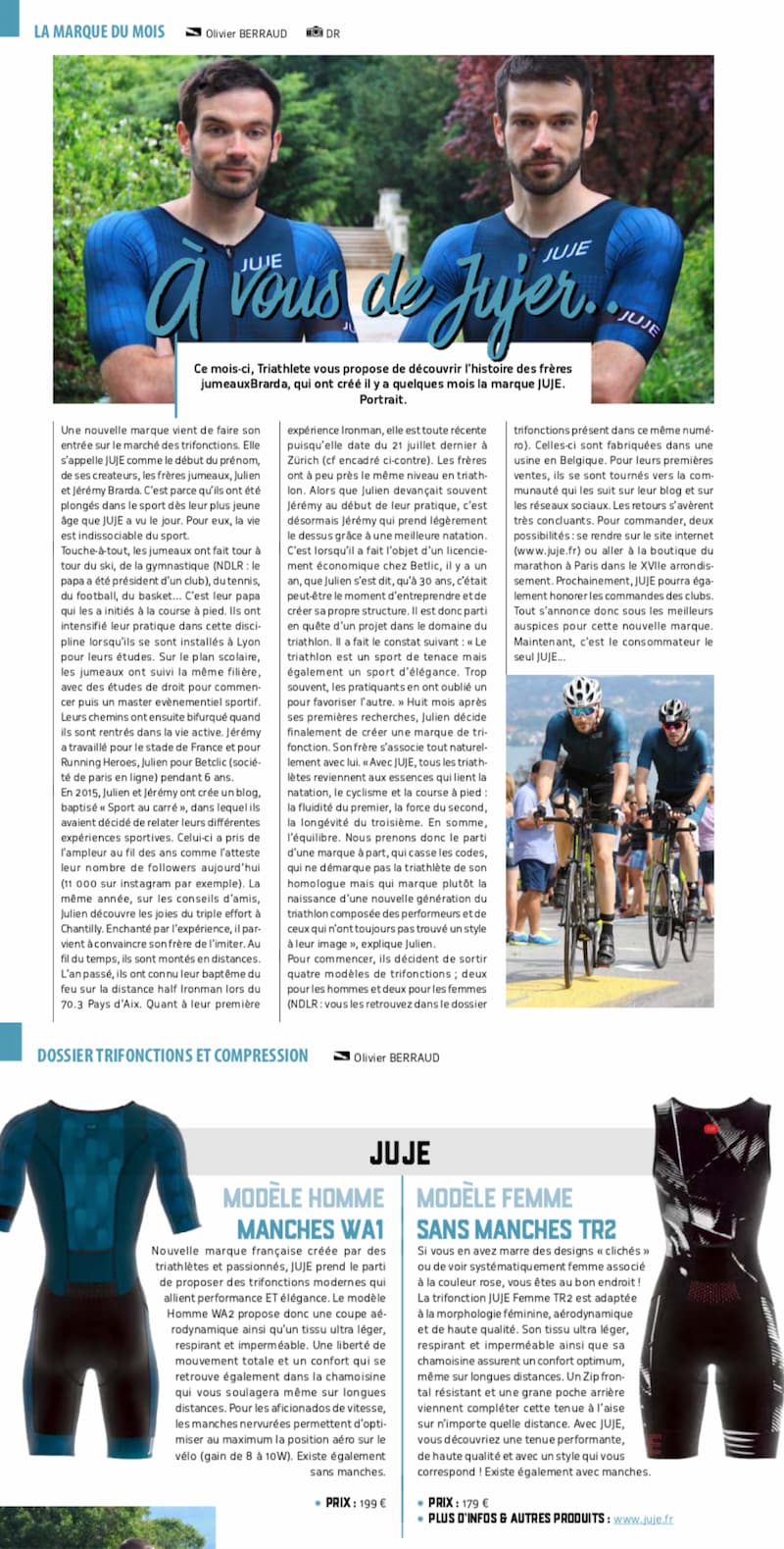 Triathlète Magazine JUJE